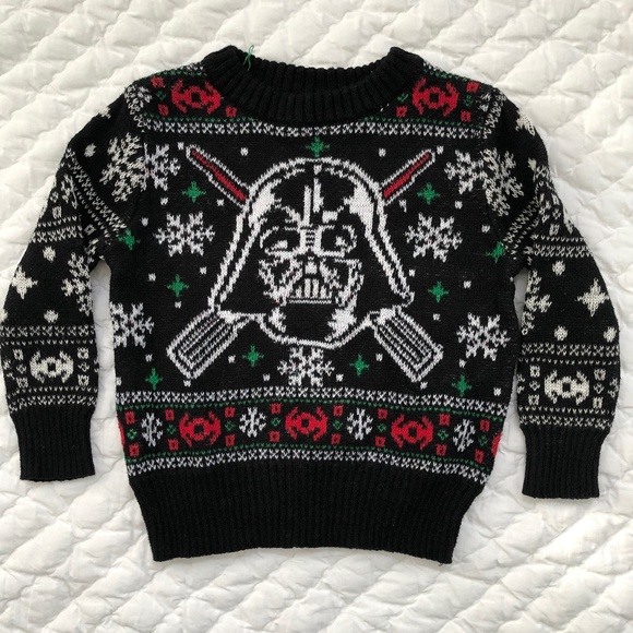 Darth Vader Fair Isle Christmas sweater - Picture 1 of 2